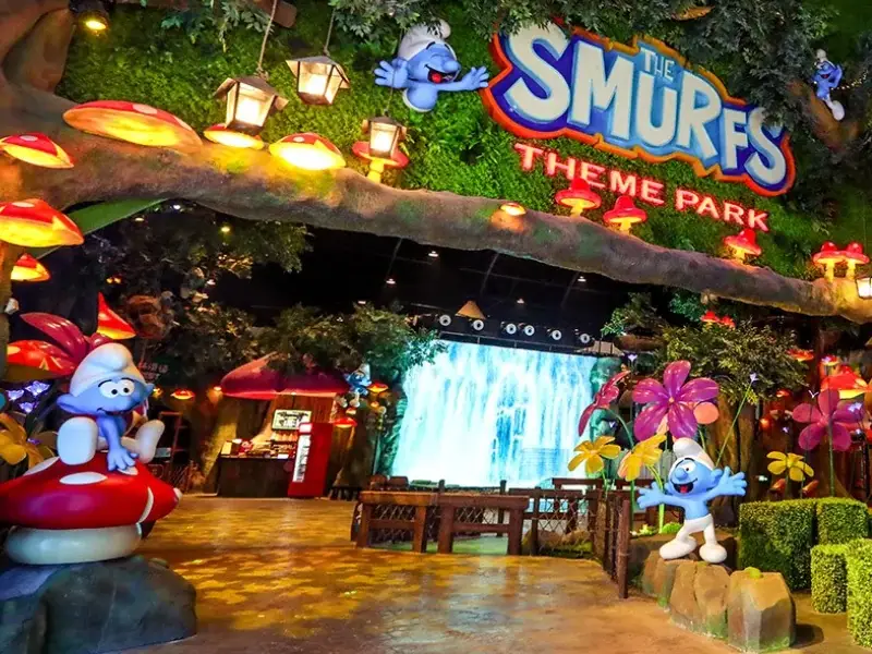 vila dos smurfs front